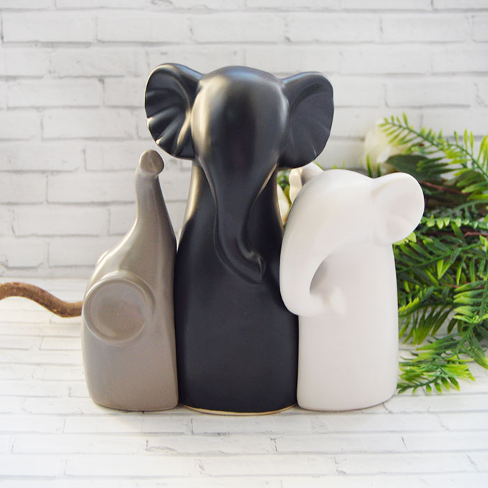 Набор сувениров Три слона, 18 см