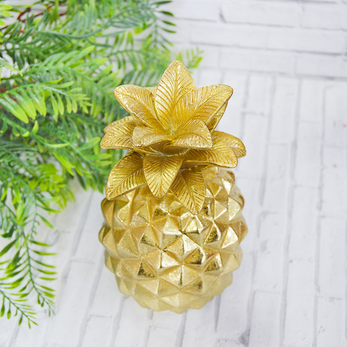 Сувенир Золотой ананас, 16 см