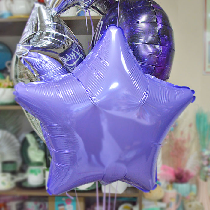 Букет из фольгированных шаров С Днем рождения. Космос